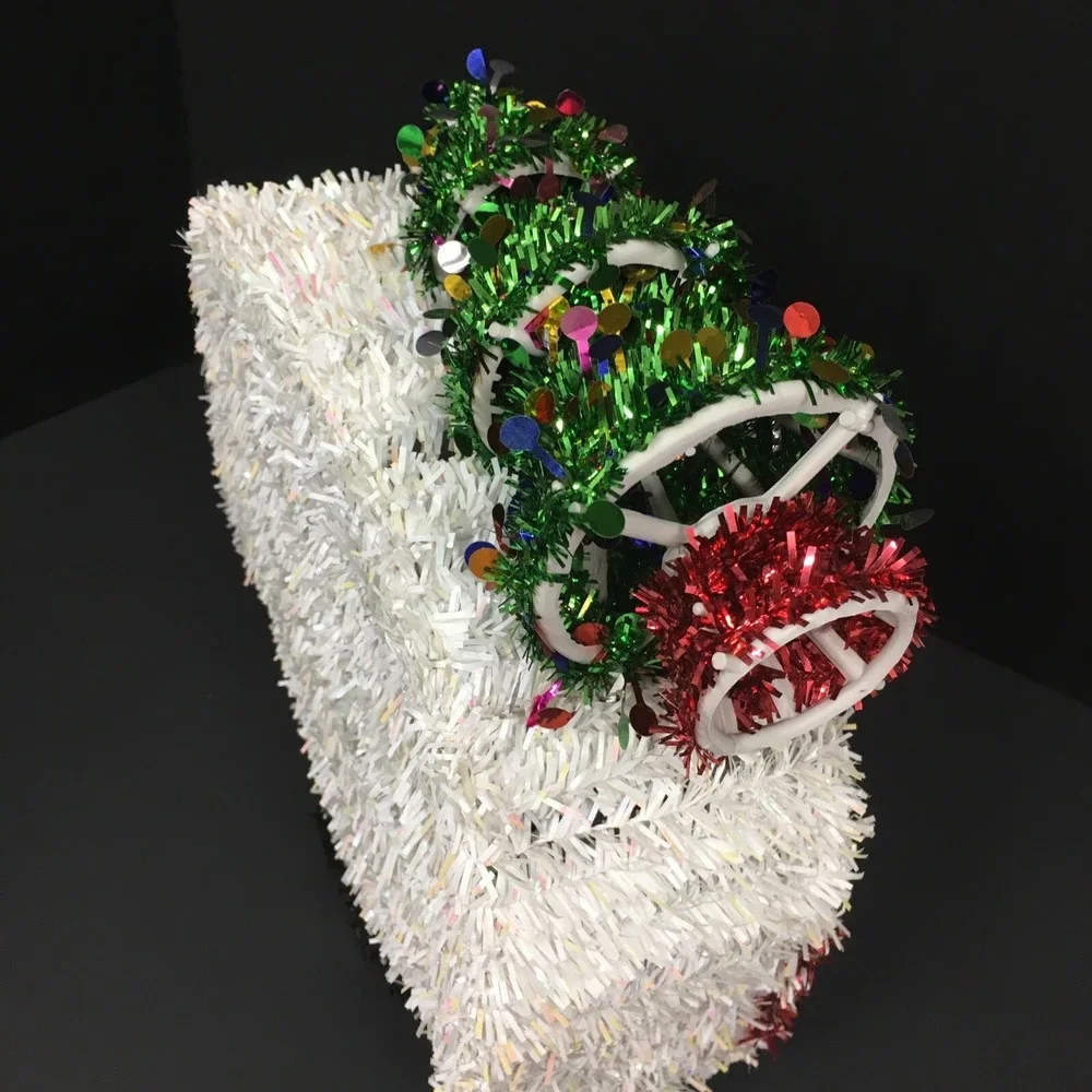 Christmas Tinsel Retro RV Camper Camping Holiday Decor